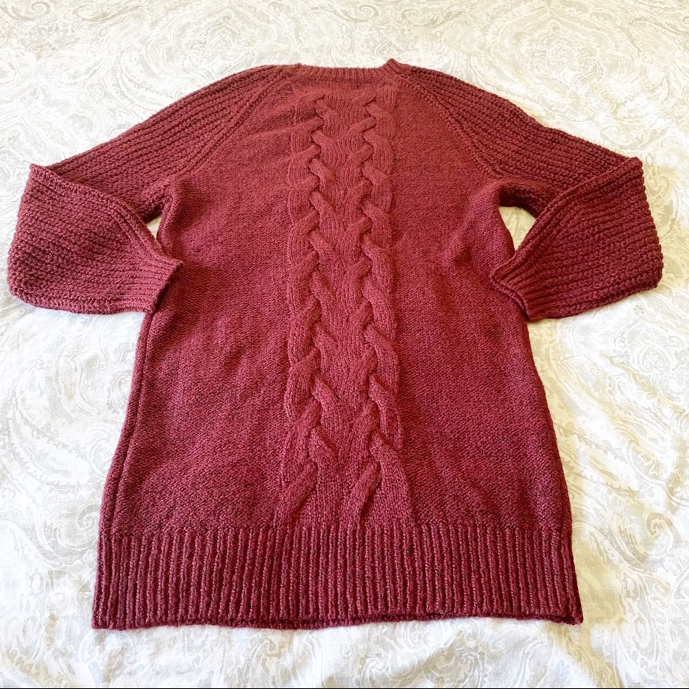 AMERICAN EAGLE Cable Knit Sweater Dress Medium NEW NWOT - Picture 8 of 8